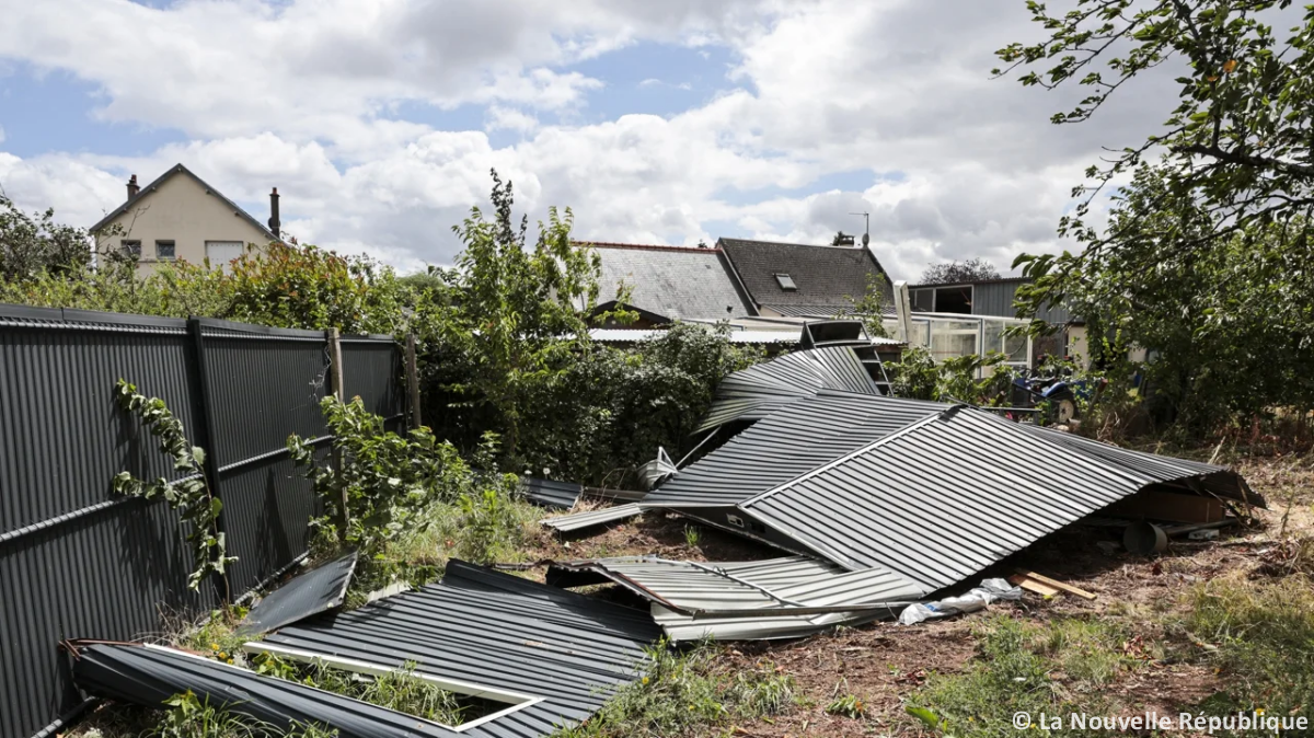 Tornade EF1 à Tours (Indre-et-Loire) le 21 juillet 2025