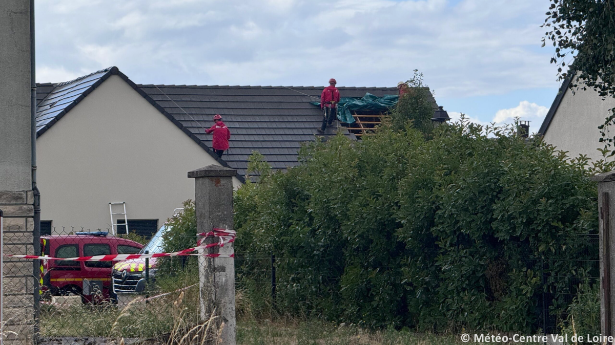 Tornade EF1 à Tours (Indre-et-Loire) le 21 juillet 2025
