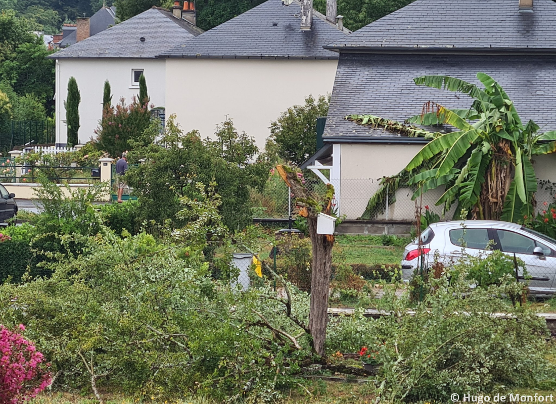 Tornade EF1 à Tours (Indre-et-Loire) le 21 juillet 2025