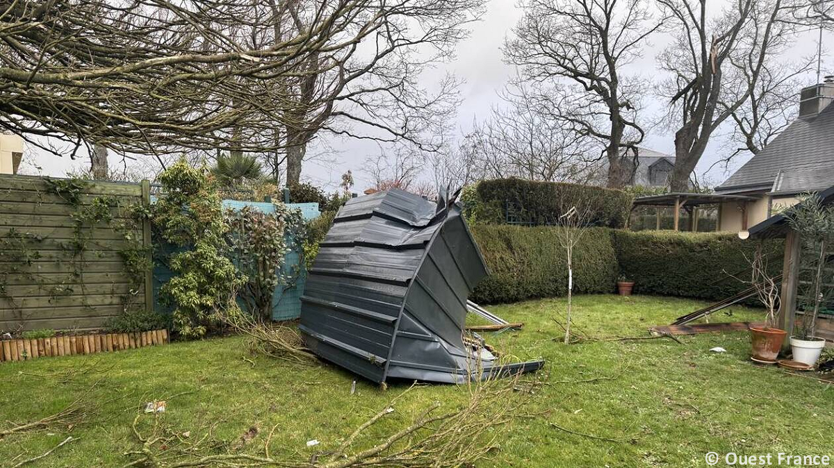 Tornade EF0 à Vezin-le-Coquet (Ille-et-Vilaine) le 27 janvier 2025