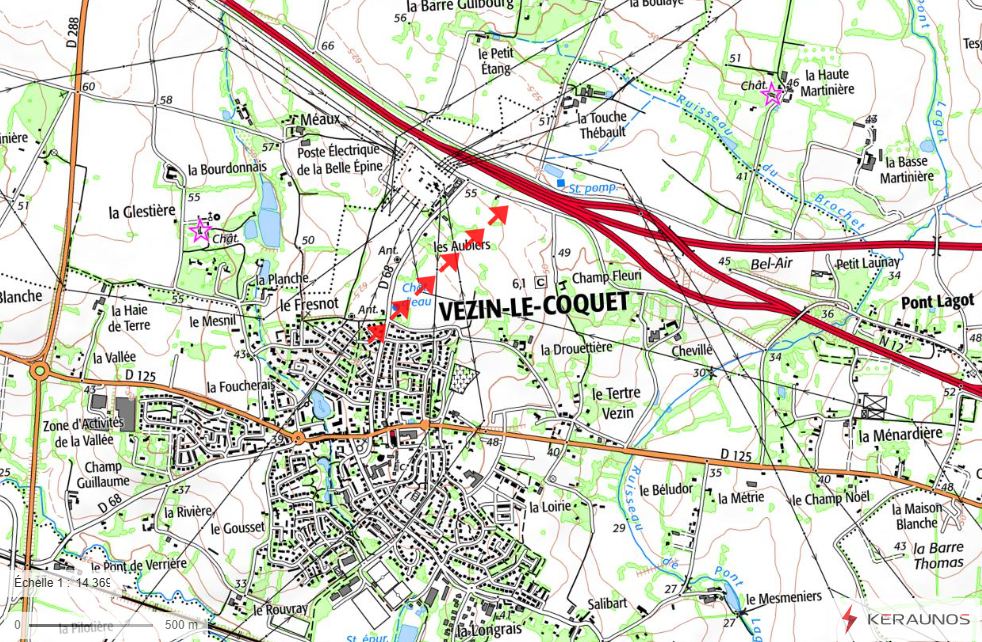Tornade EF0 à Vezin-le-Coquet (Ille-et-Vilaine) le 27 janvier 2025