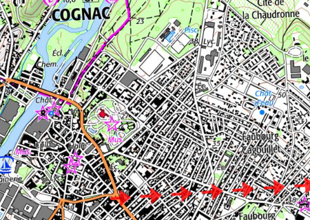 Tornade EF1 à Cognac (Charente) le 17 décembre 1908