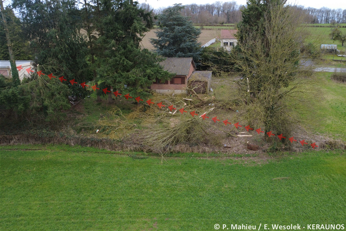 Tornade EF1 à Cousolre (Nord) le 16 février 2026