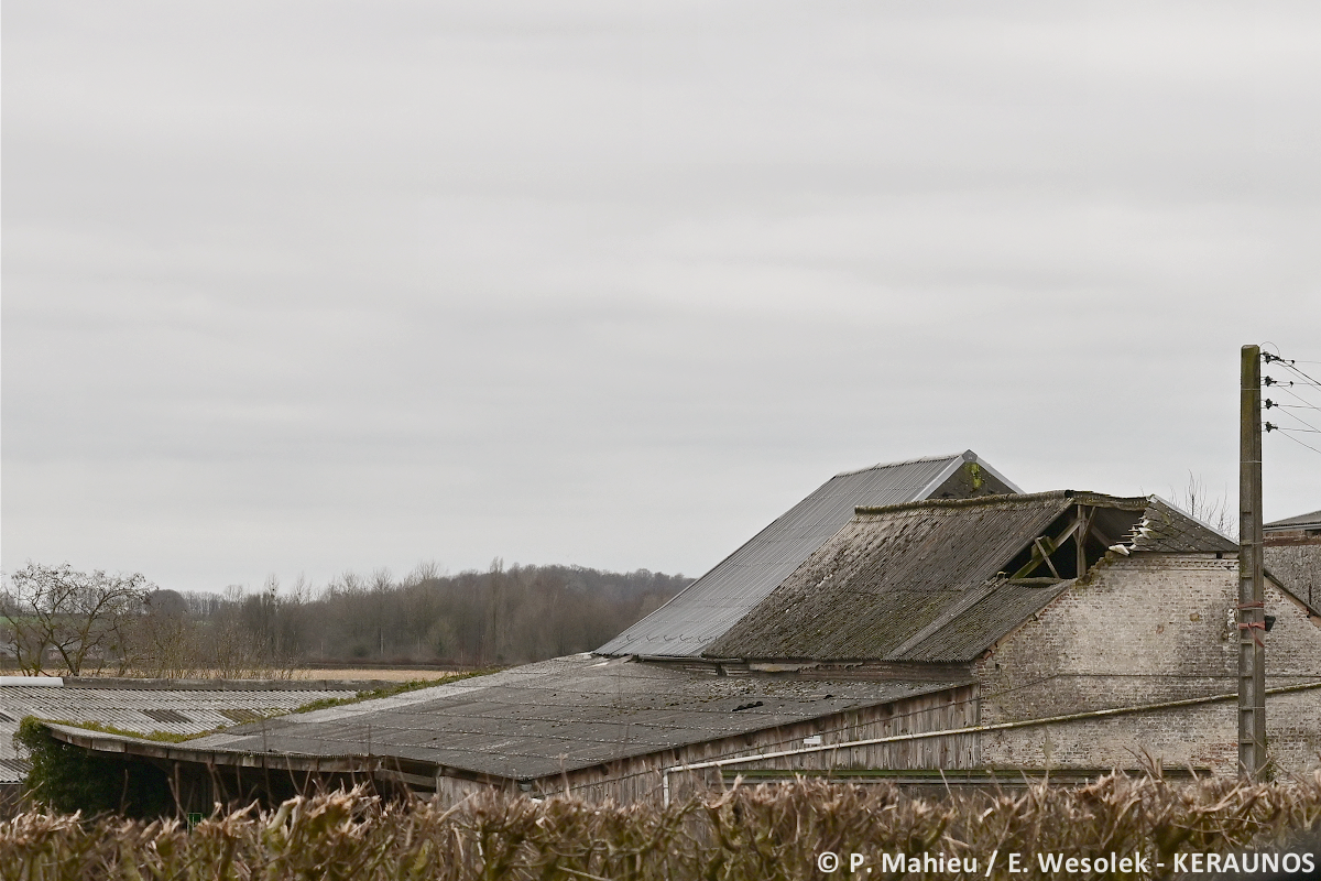 Tornade EF1 à Cousolre (Nord) le 16 février 2026