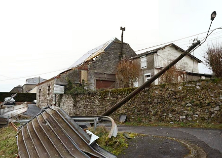 Tornade EF1 à Cousolre (Nord) le 16 février 2026