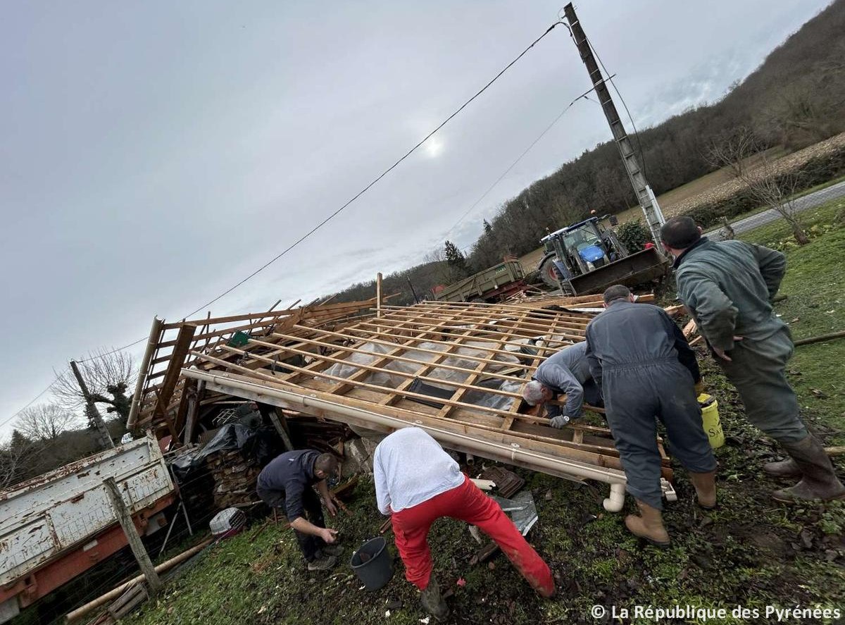 Tornade EF1 à Lasseube (Pyrénées-Atlantiques) le 25 janvier 2026