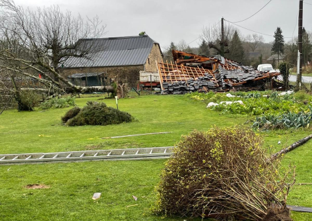 Tornade EF1 à Lasseube (Pyrénées-Atlantiques) le 25 janvier 2026