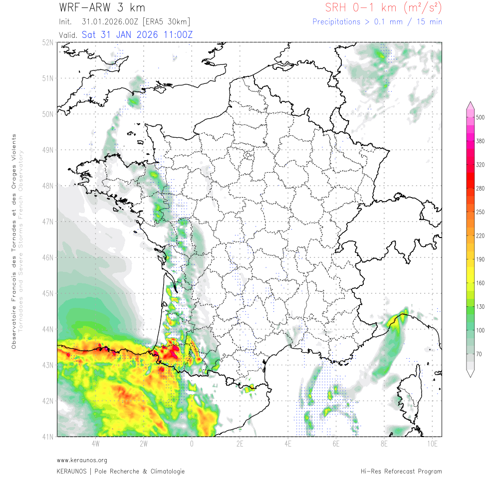 Tornade EF1 à Mios (Gironde) le 31 janvier 2026