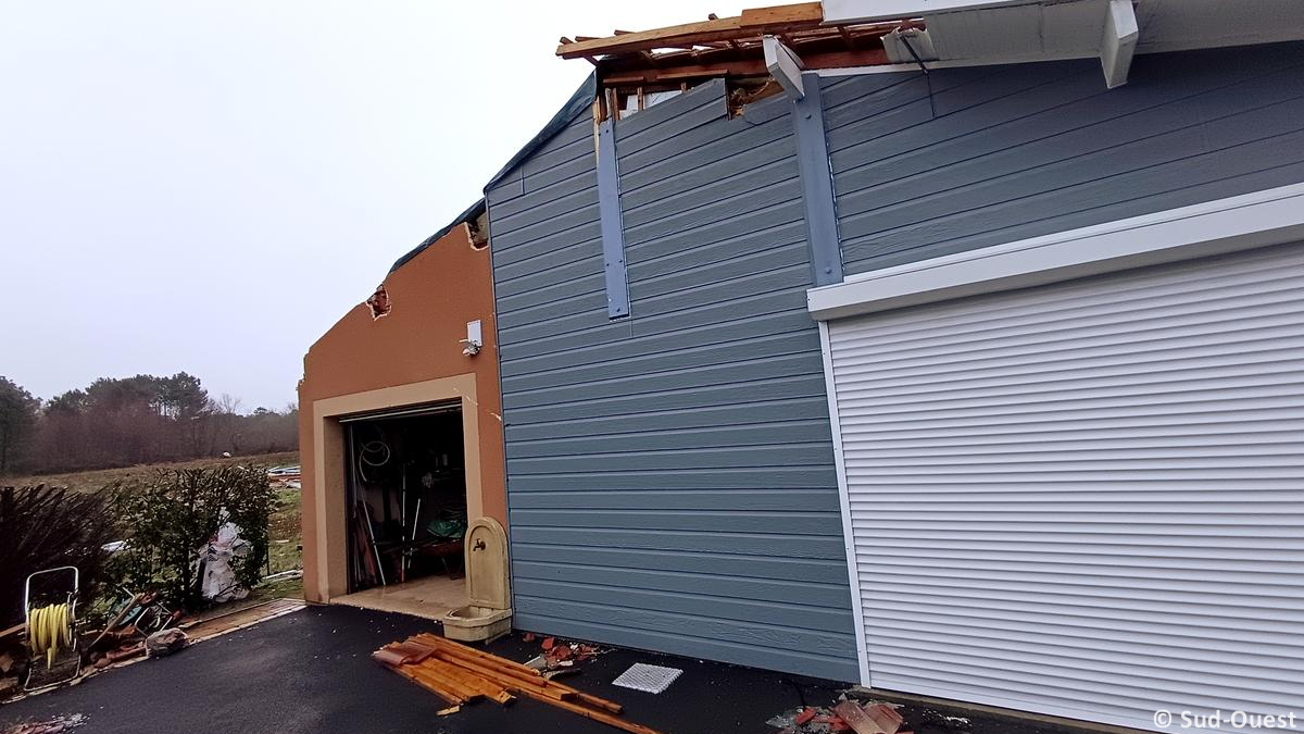 Tornade EF1 à Mios (Gironde) le 31 janvier 2026