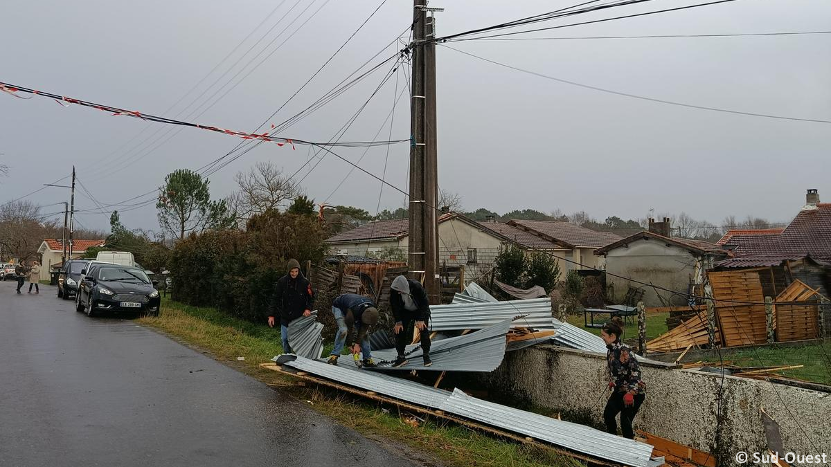 Tornade EF1 à Mios (Gironde) le 31 janvier 2026
