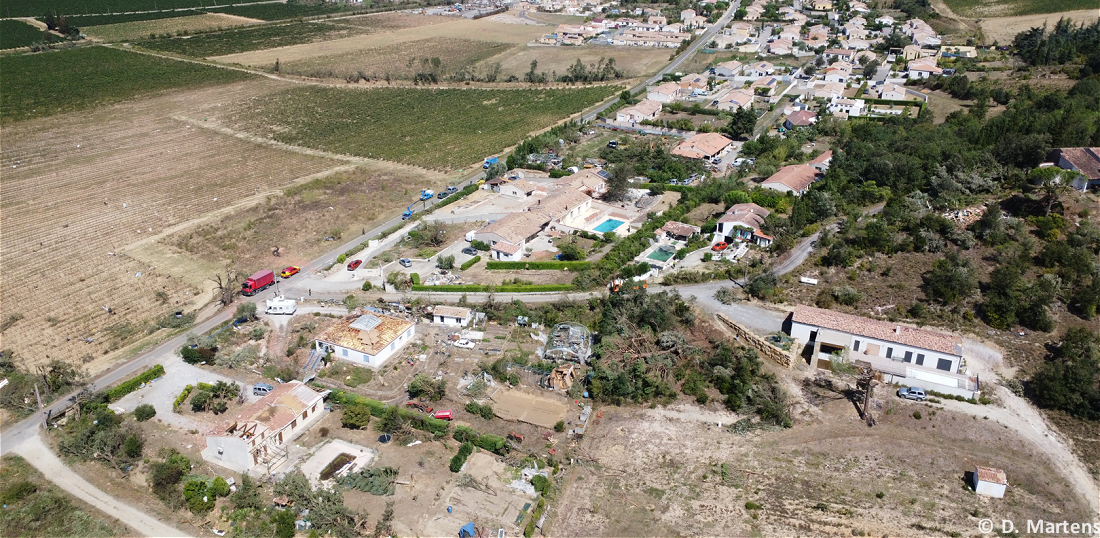 Tornade EF3 à Pomas (Aude) le 24 août 2026