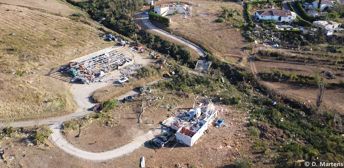 Tornade EF3 à Pomas (Aude) le 24 août 2026