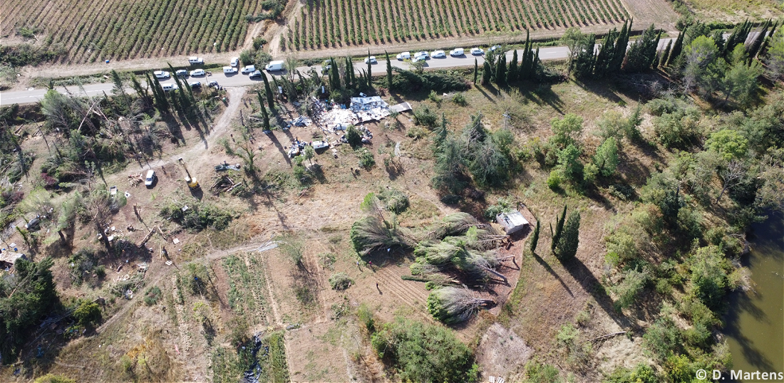Tornade EF3 à Pomas (Aude) le 24 août 2026