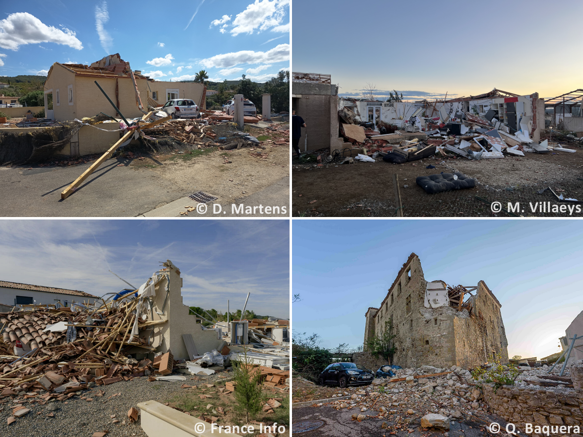 Tornade EF3 à Pomas (Aude) le 24 août 2026