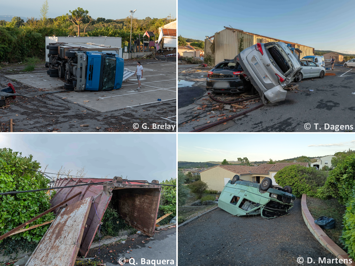 Tornade EF3 à Pomas (Aude) le 24 août 2026