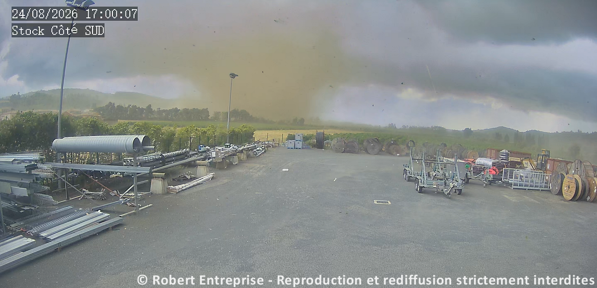 Tornade EF3 à Pomas (Aude) le 24 août 2026
