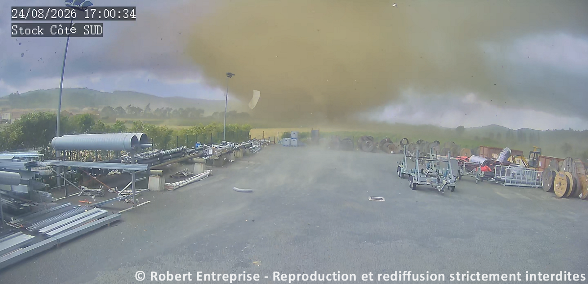 Tornade EF3 à Pomas (Aude) le 24 août 2026