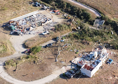 Tornade EF3 à Pomas (Aude) le 24 août 2026