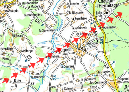 Tornade EF1 à Requeil (Sarthe) le 12 février 1899