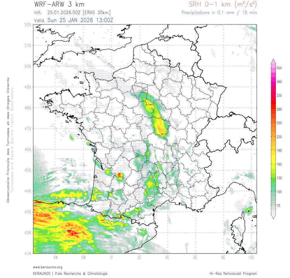 Tornade EF1 à Riocaud (Gironde) le 25 janvier 2026