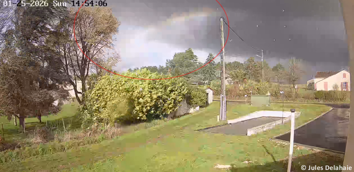 Tornade EF1 à Riocaud (Gironde) le 25 janvier 2026