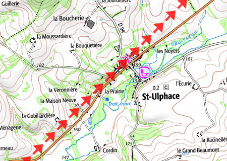 Tornade EF1 à Saint-Ulphace (Sarthe) le 3 octobre 1929