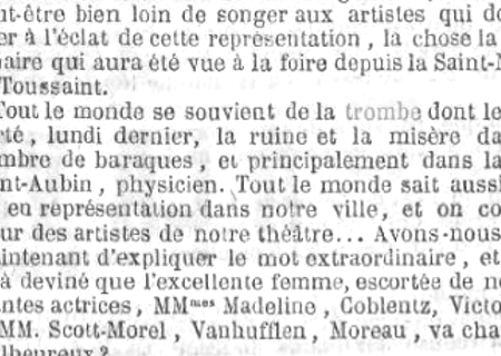 Tornade EF1 à Sainte-Adresse (Seine-Maritime) le 23 octobre 1854