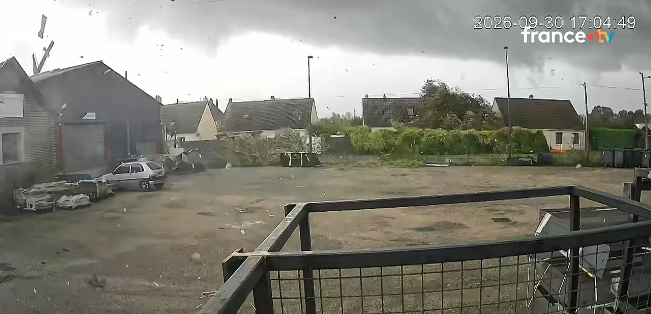 Tornade EF0 à Tourville-la-Rivière (Seine-Maritime) le 30 septembre 2026