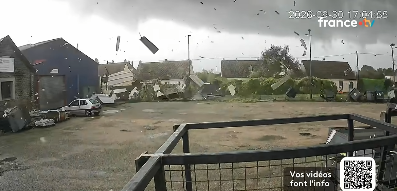 Tornade EF0 à Tourville-la-Rivière (Seine-Maritime) le 30 septembre 2026