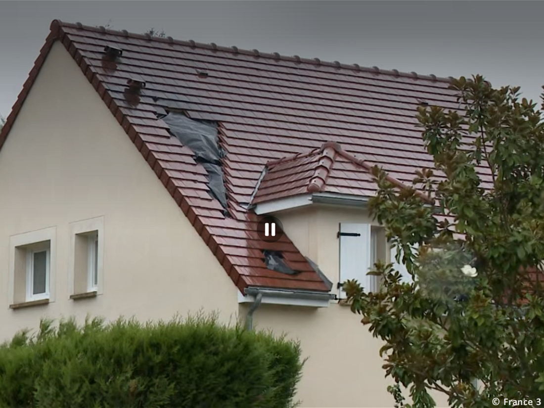 Tornade EF1 à Verneuil-en-Halatte (Oise) le 28 août 2026