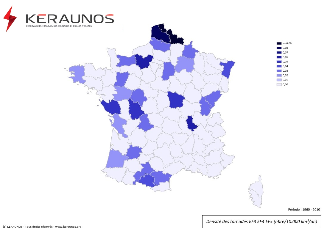 Vignette d'illustration des tornades en France