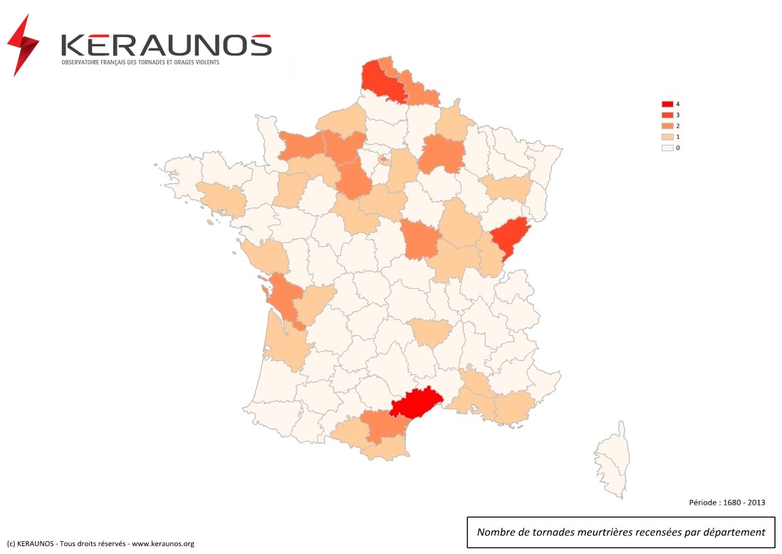 Liste des tornades en France