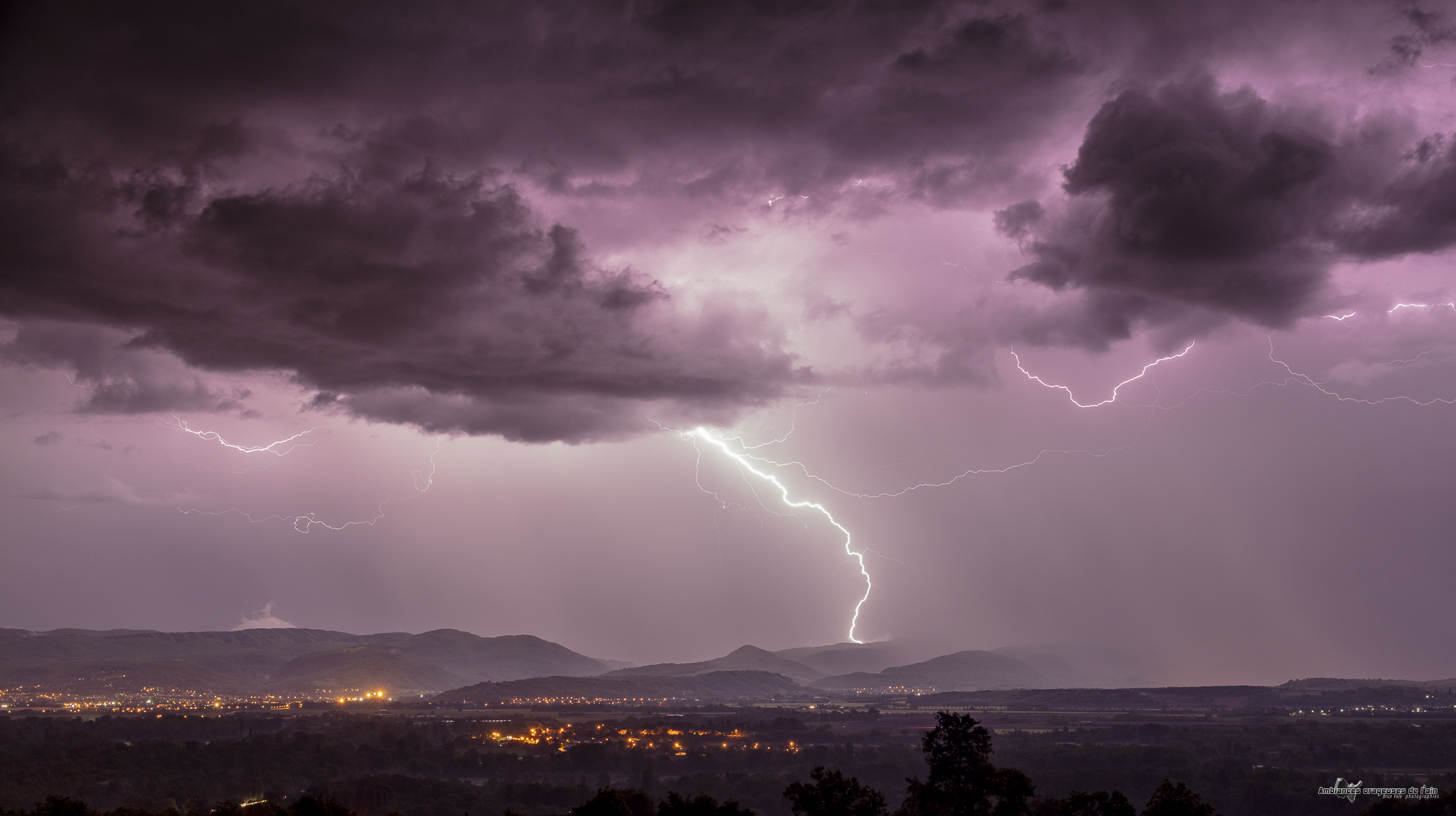orage sur le massif du bugey - 03/05/2025 23:00 - brice volo