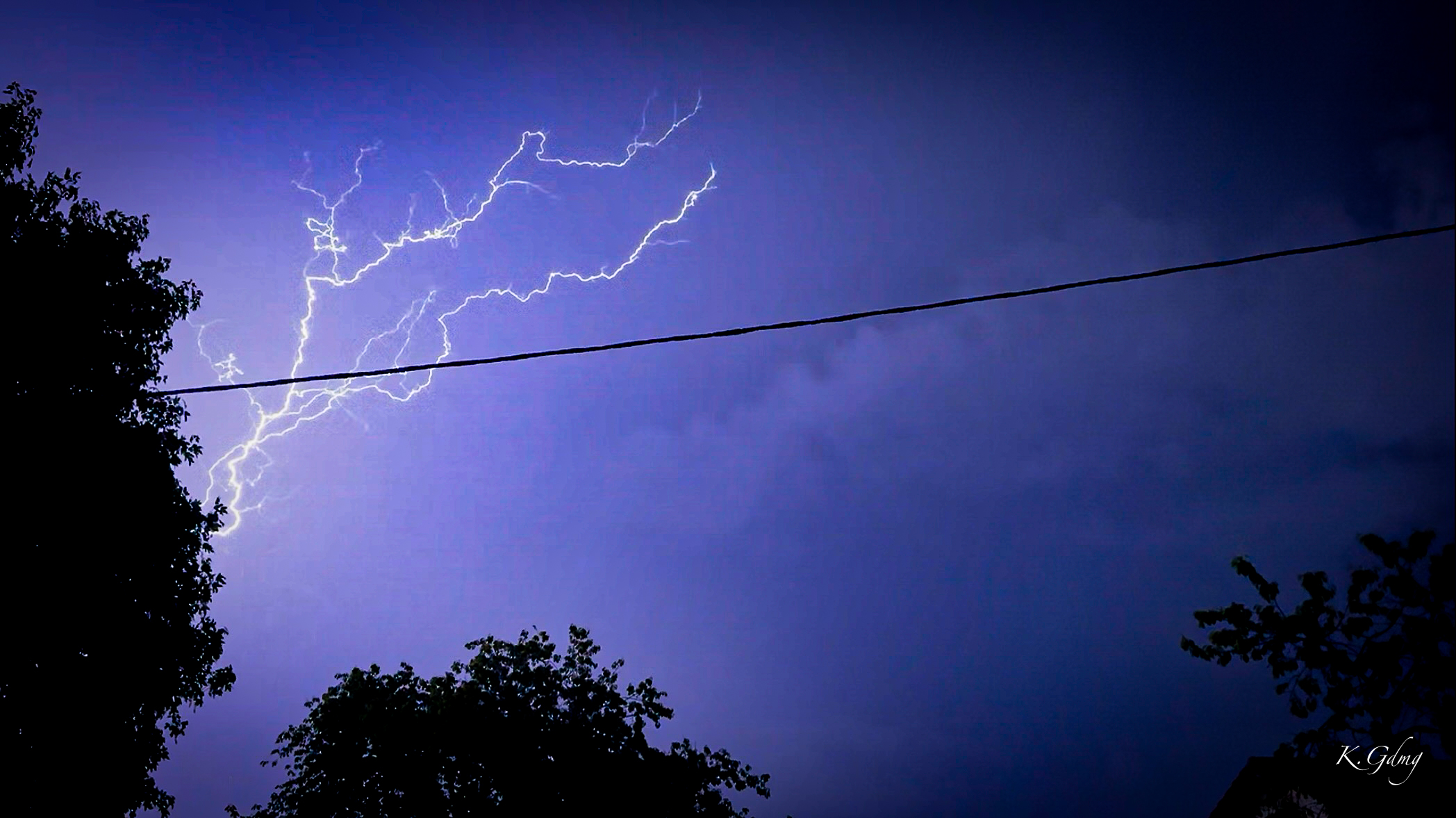 Orage du 3 mai 2025 passant sur Lunéville (54300) - 03/05/2025 21:15 - Kévin Grandemange