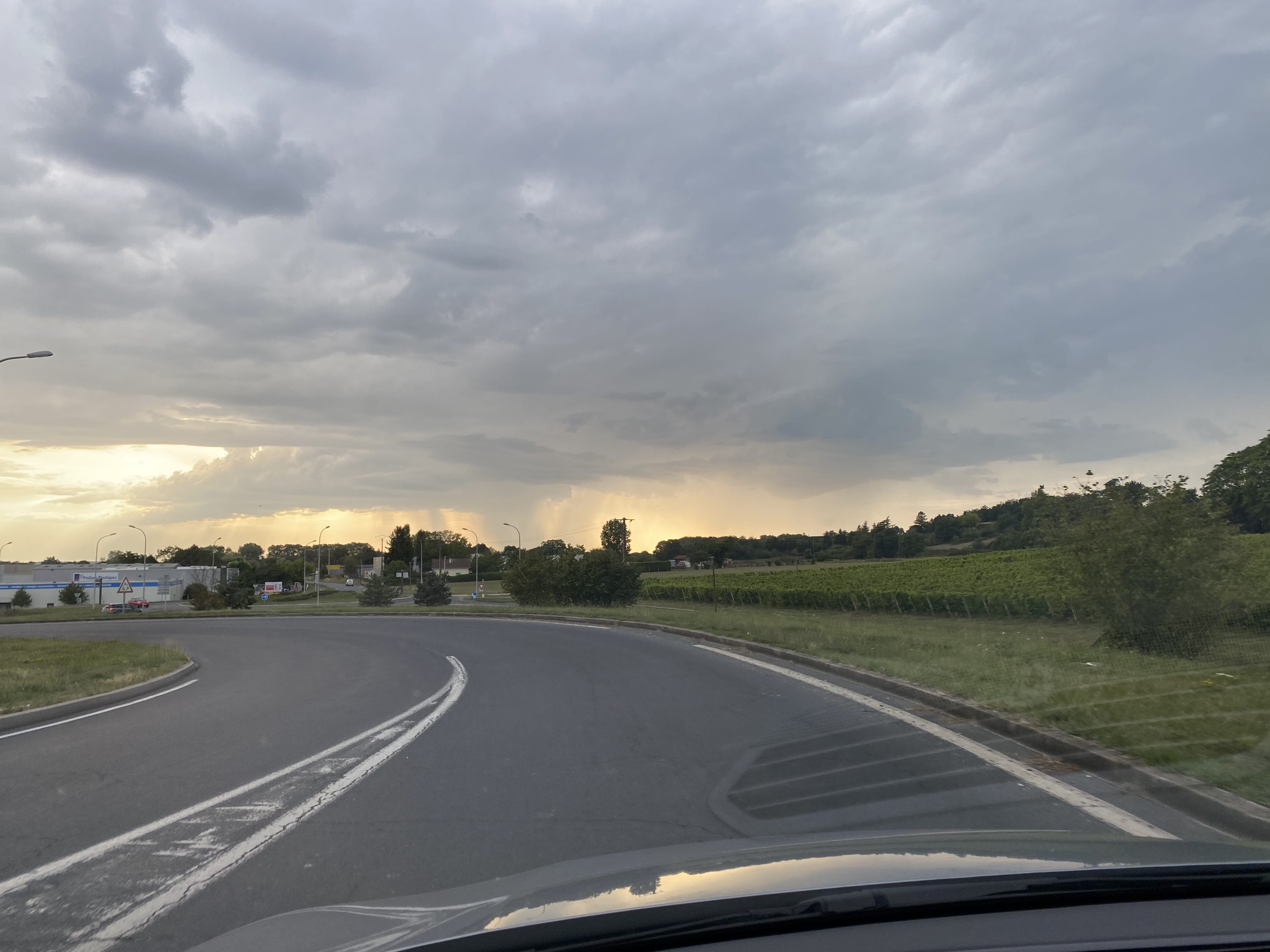 Cellule orageuse/pluvieuse sur St Alvere/Bergerac/Creysse (24) - 13/09/2021 18:40 - Julie Merzeraud