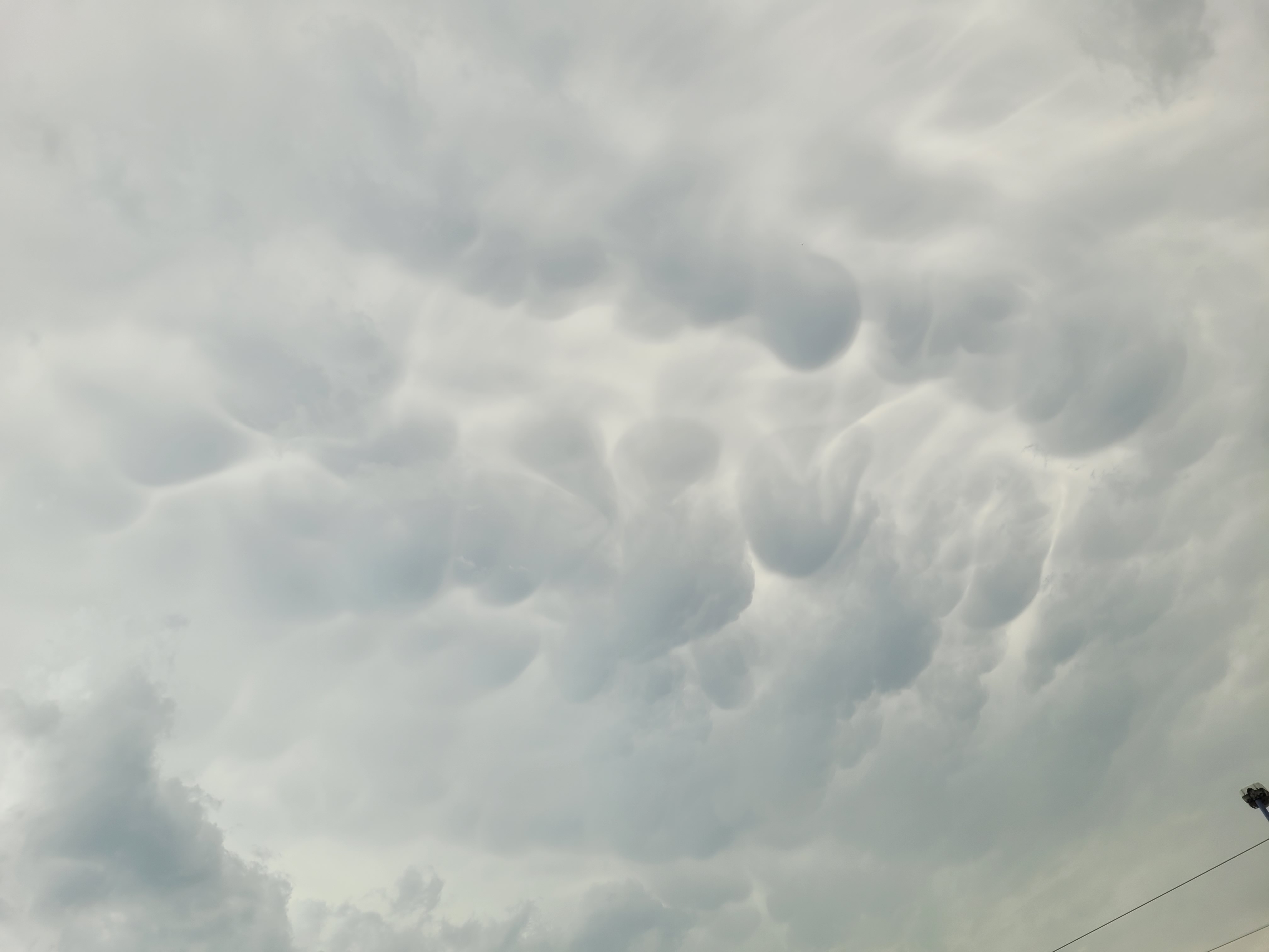 Mammatus au dessus de la gare de Sélestat - 18/07/2023 18:30 - Stéphanie Harquel