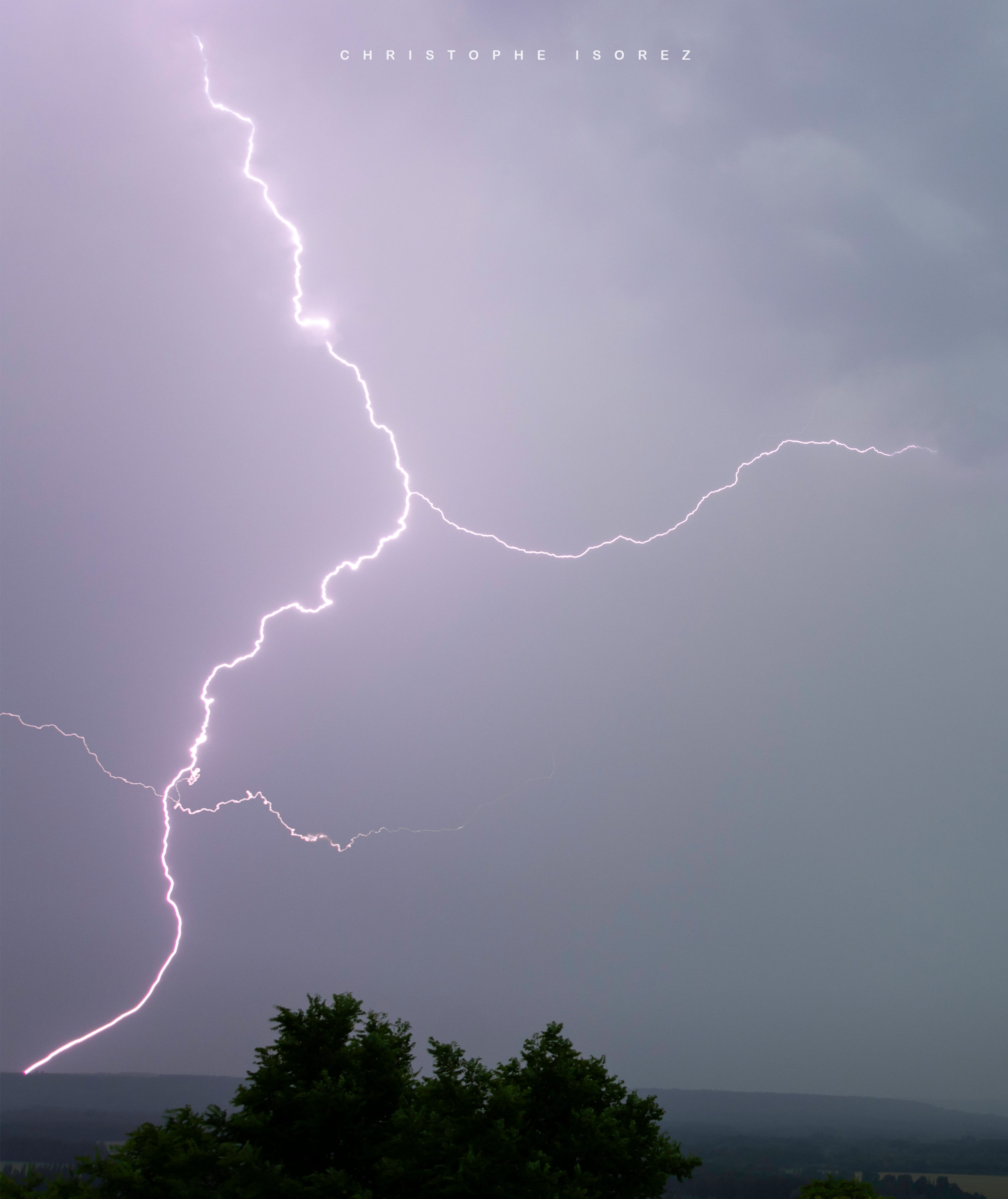 Orage sur les hauteurs de LAON - 19/06/2021 20:00 - Christophe Isorez