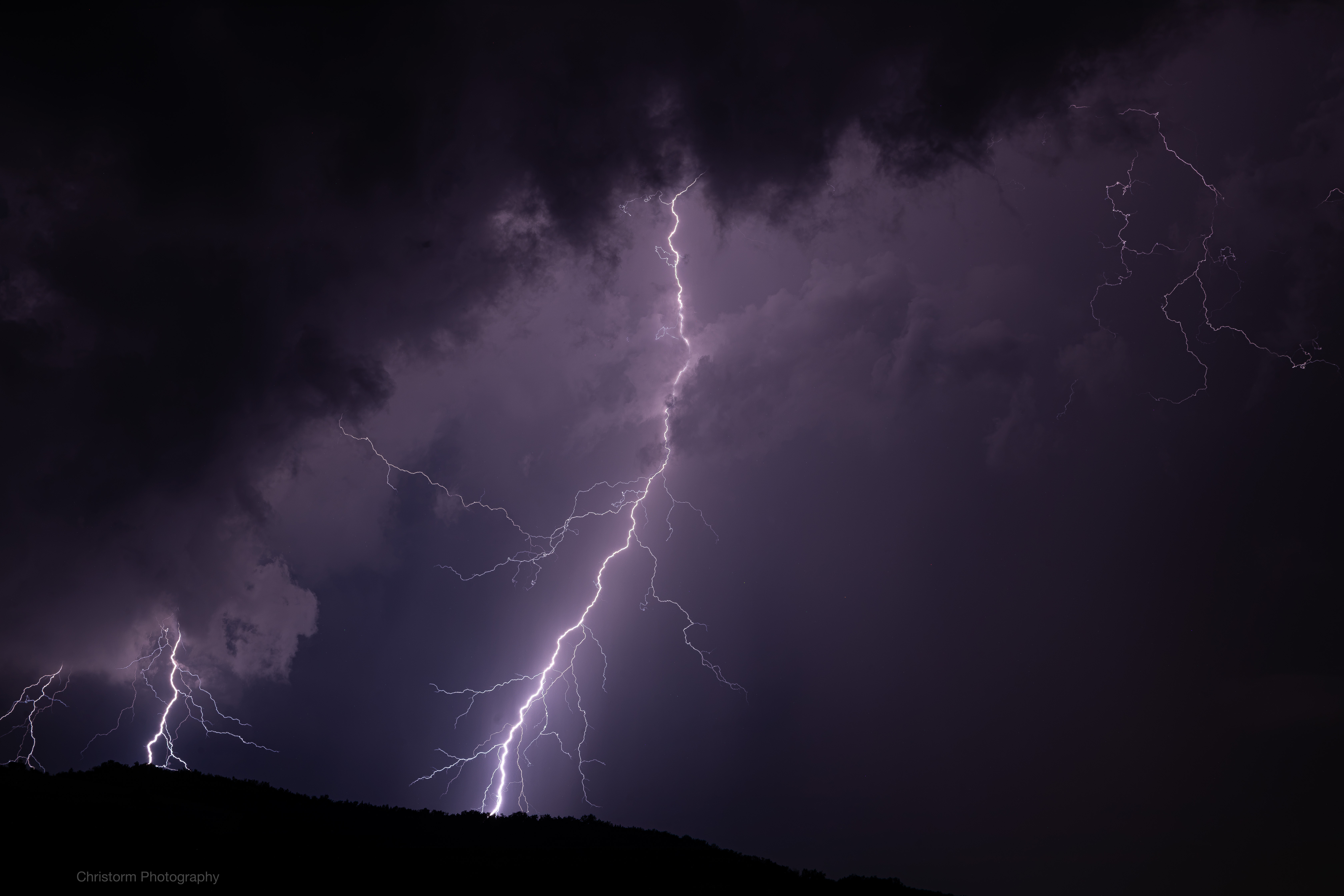 Orage dans la Drôme entre Romans et Valence - 20/08/2026 02:00 - Christophe ERMEL
