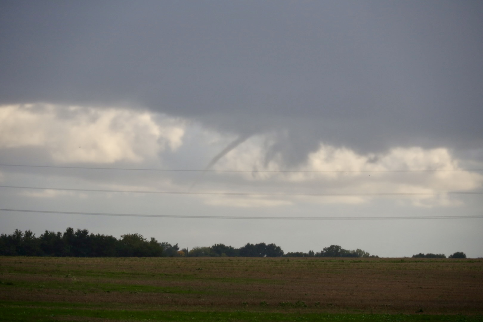 Tuba observé sous une cellule stationnaire dimanche 21 septembre à 19h, vraisemblablement au-dessus de Miganloux-Beauvoir (Vienne) - 21/09/2025 19:00 - Xavier Benoit