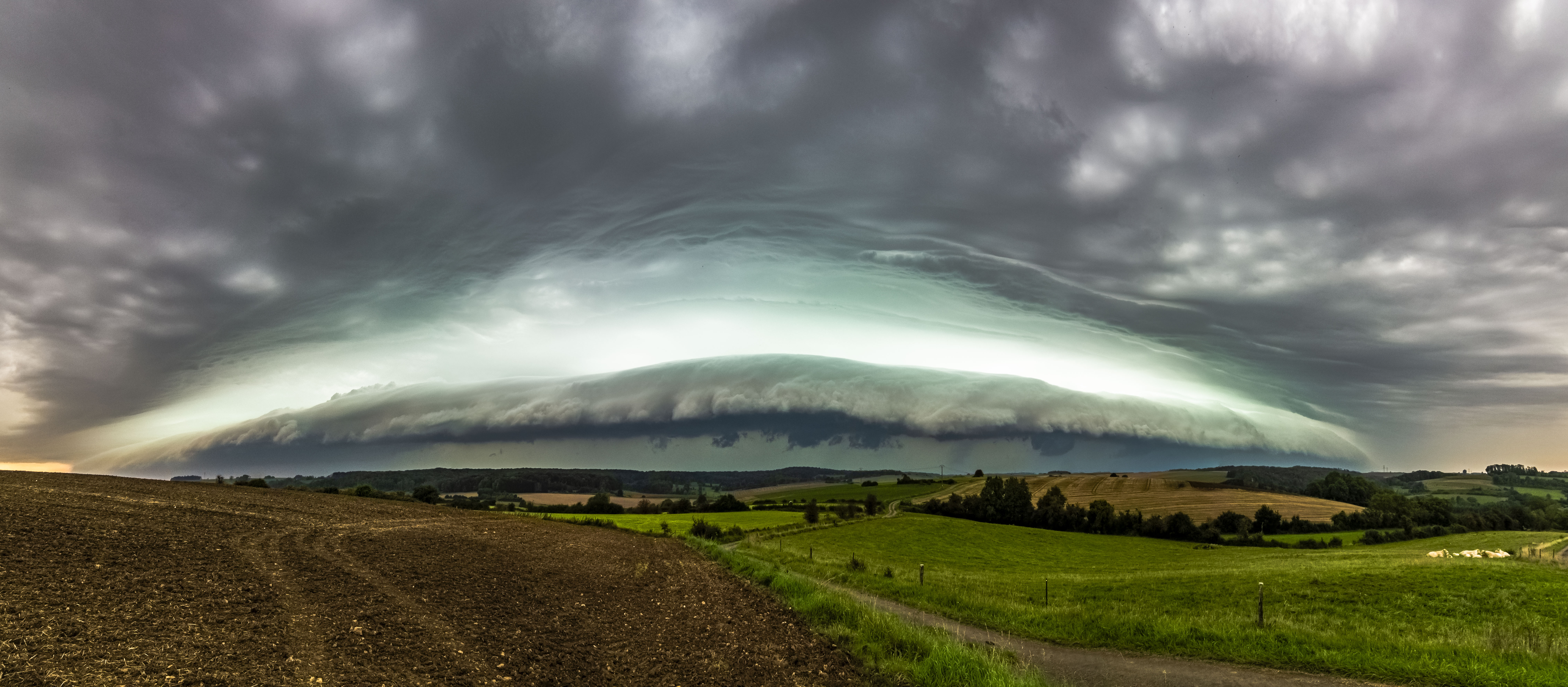 Arrivée de l'orage avec arcus sur l'ouest des Ardennes - 24/08/2023 11:38 - Pierre GALINE