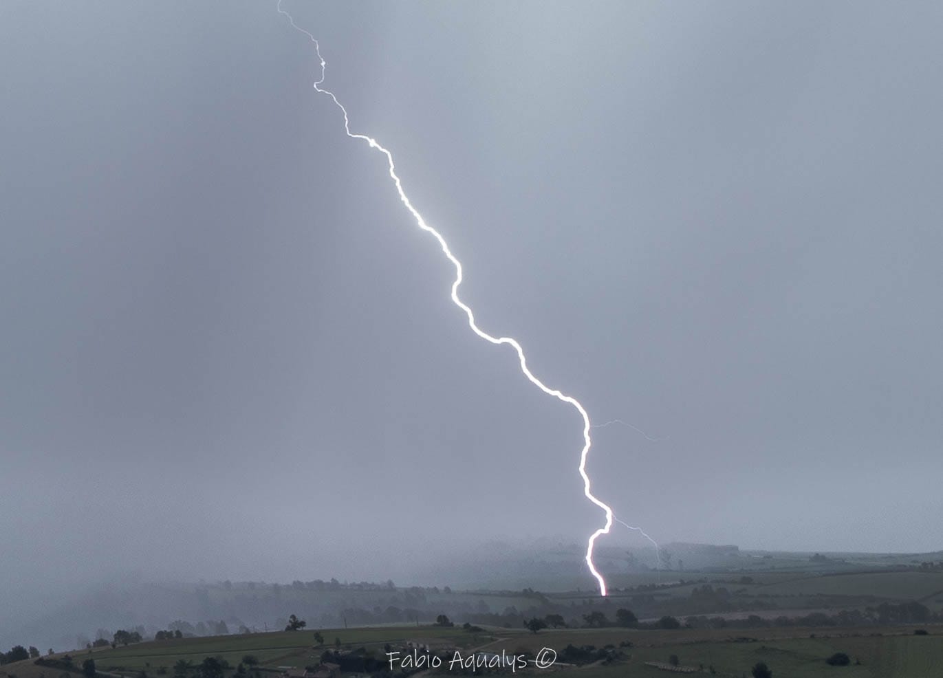 Orages Pilat-Gier depuis Longes (69) - 30/07/2021 15:00 - Fabio Aqualys