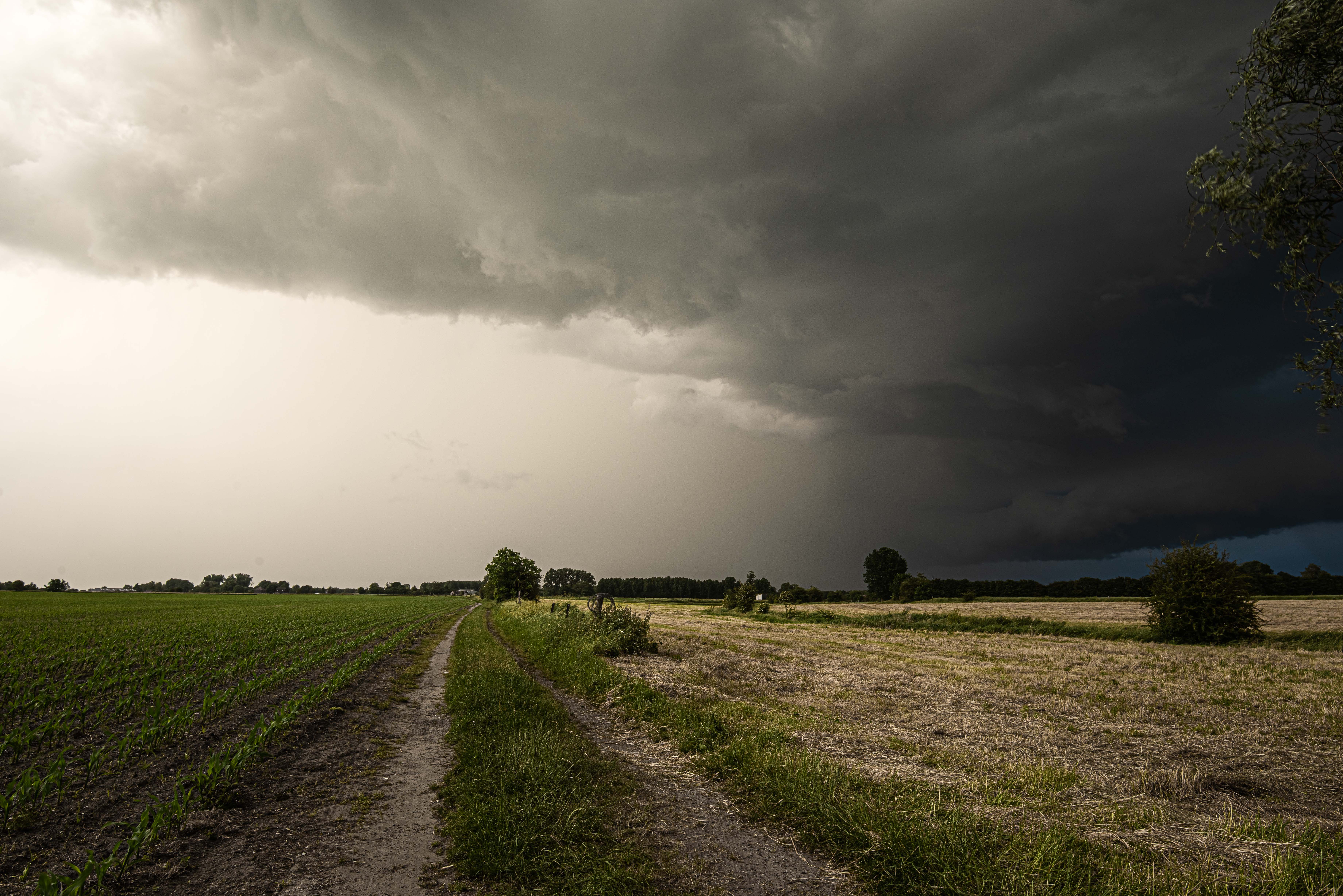Interception d'un puissant orage ayant produit de violentes chutes de grêle le long de la frontière belge. Photo prise à Vieux Condé, au nord de Valenciennes  (59) - 30/05/2026 21:16 - Jules Creteur