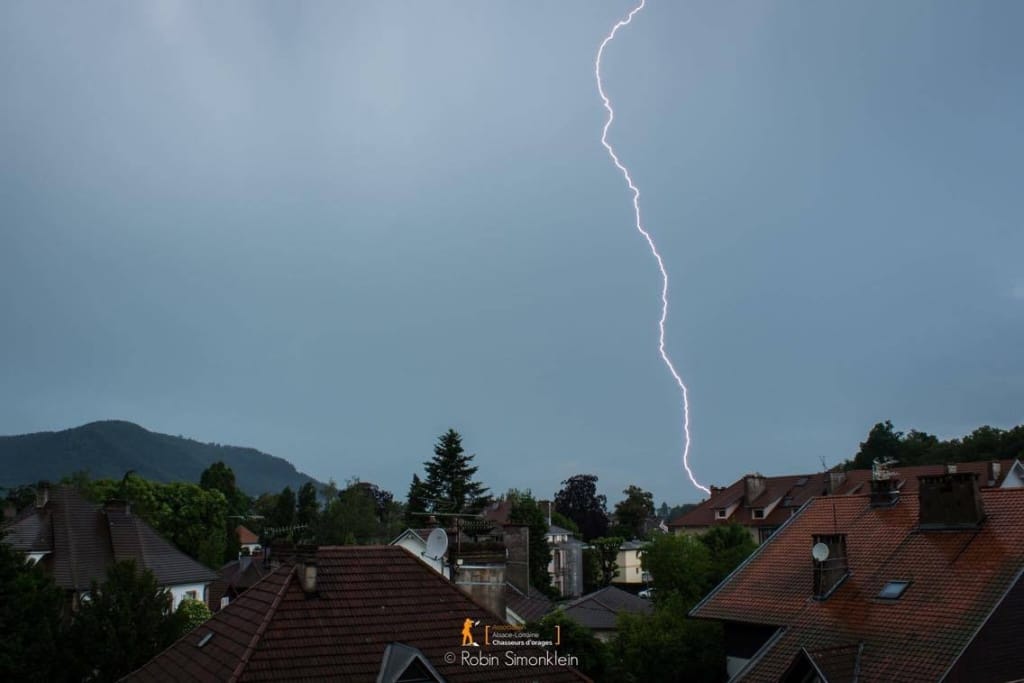 Orage à Saint-Dié-des-Vosges - 07/06/2016 17:00 - Simonklein ROBIN