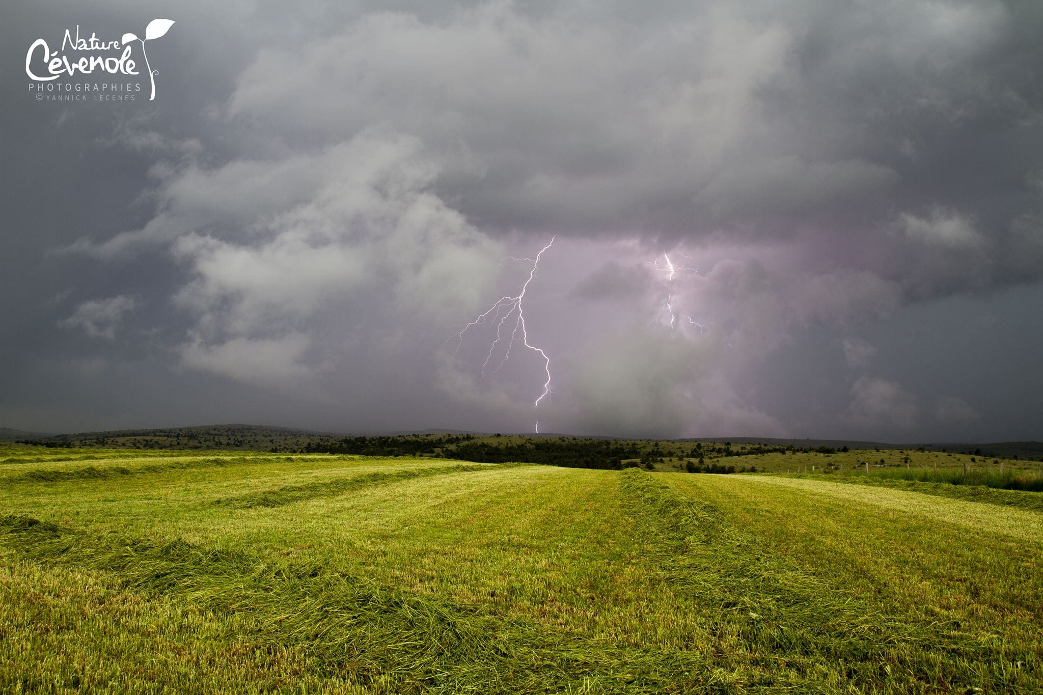 Orage sur le Causse de Sauveterre en Lozère. - 01/06/2017 15:00 - Yannick LECENES