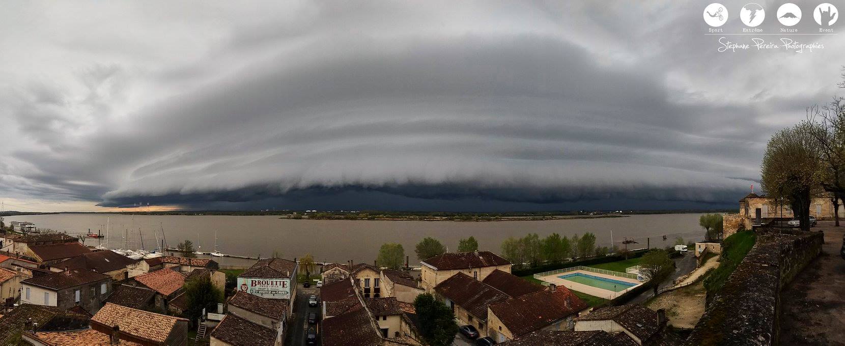 Arcus passant au dessus de Bordeaux - 10/04/2018 20:00 - Stéphane Pereira