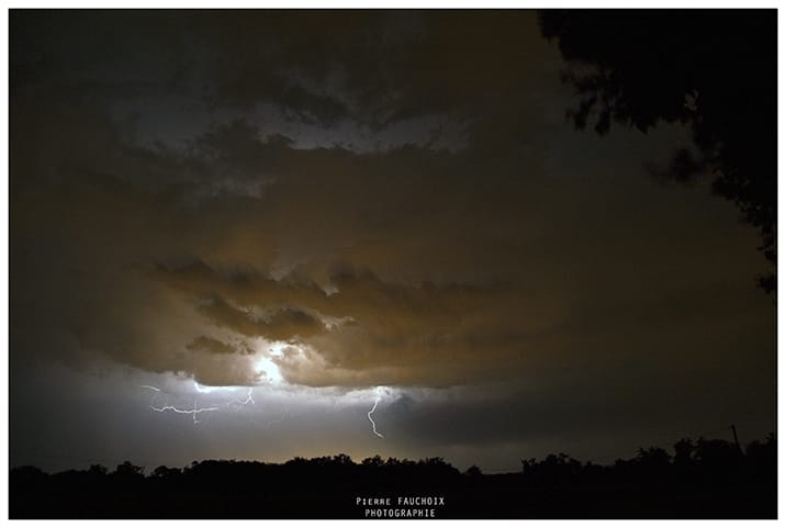 Orage dans les Landes le 14/08/2017 - 14/08/2017 21:00 - Pierre Fauchoix