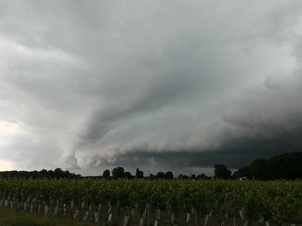 Arrivée d'une violente ligne d'orages sur le département de la Charente - 26/05/2018 16:00 - Samuel Desmarchais