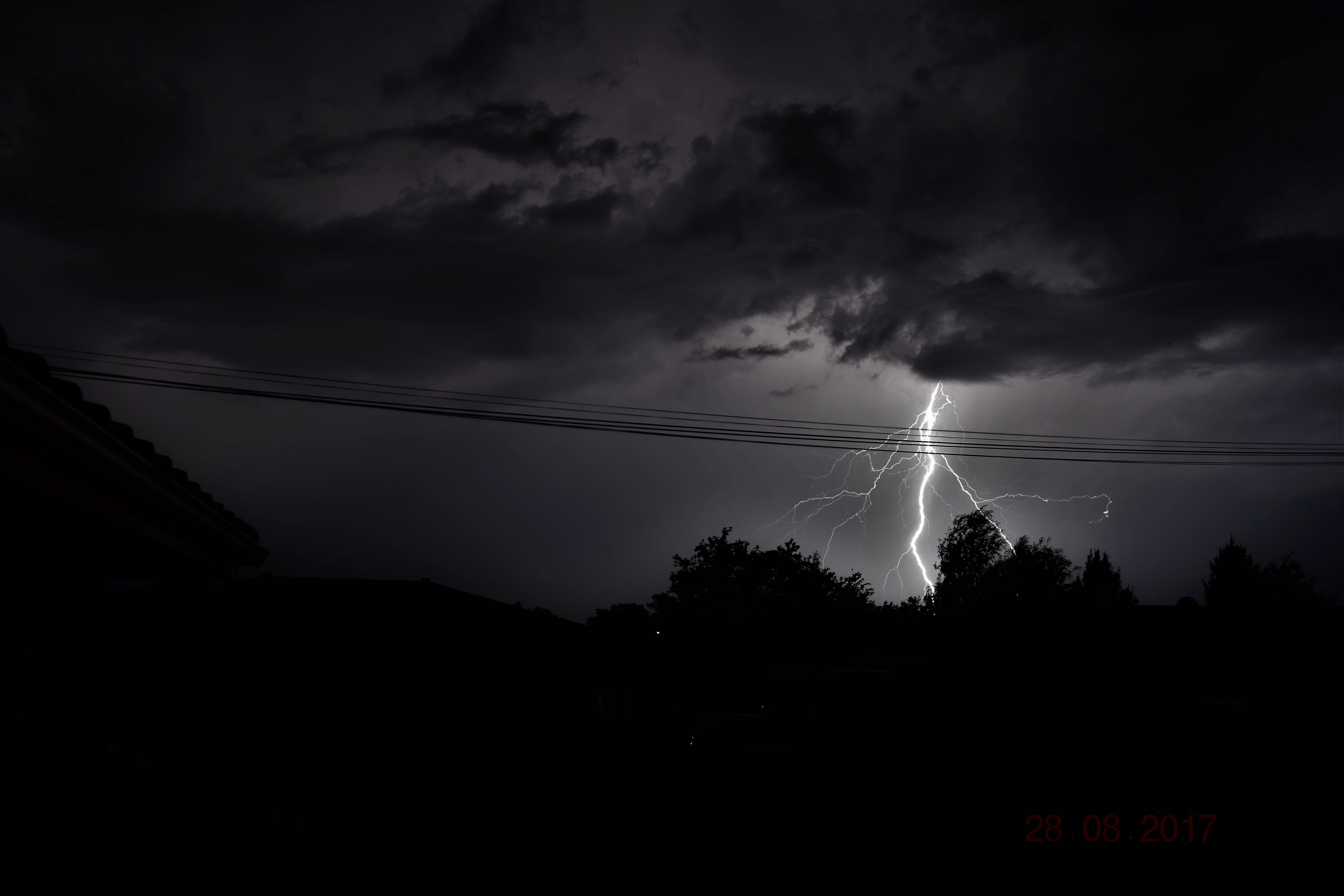 orage hier soir sur Biscarrosse - 28/08/2017 22:00 - alceu pinto brandao