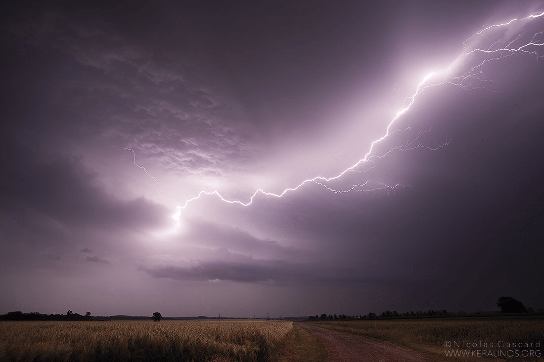 Orage en Allier dans le courant de la nuit. - 16/08/2016 02:00 - Nicolas GASCARD