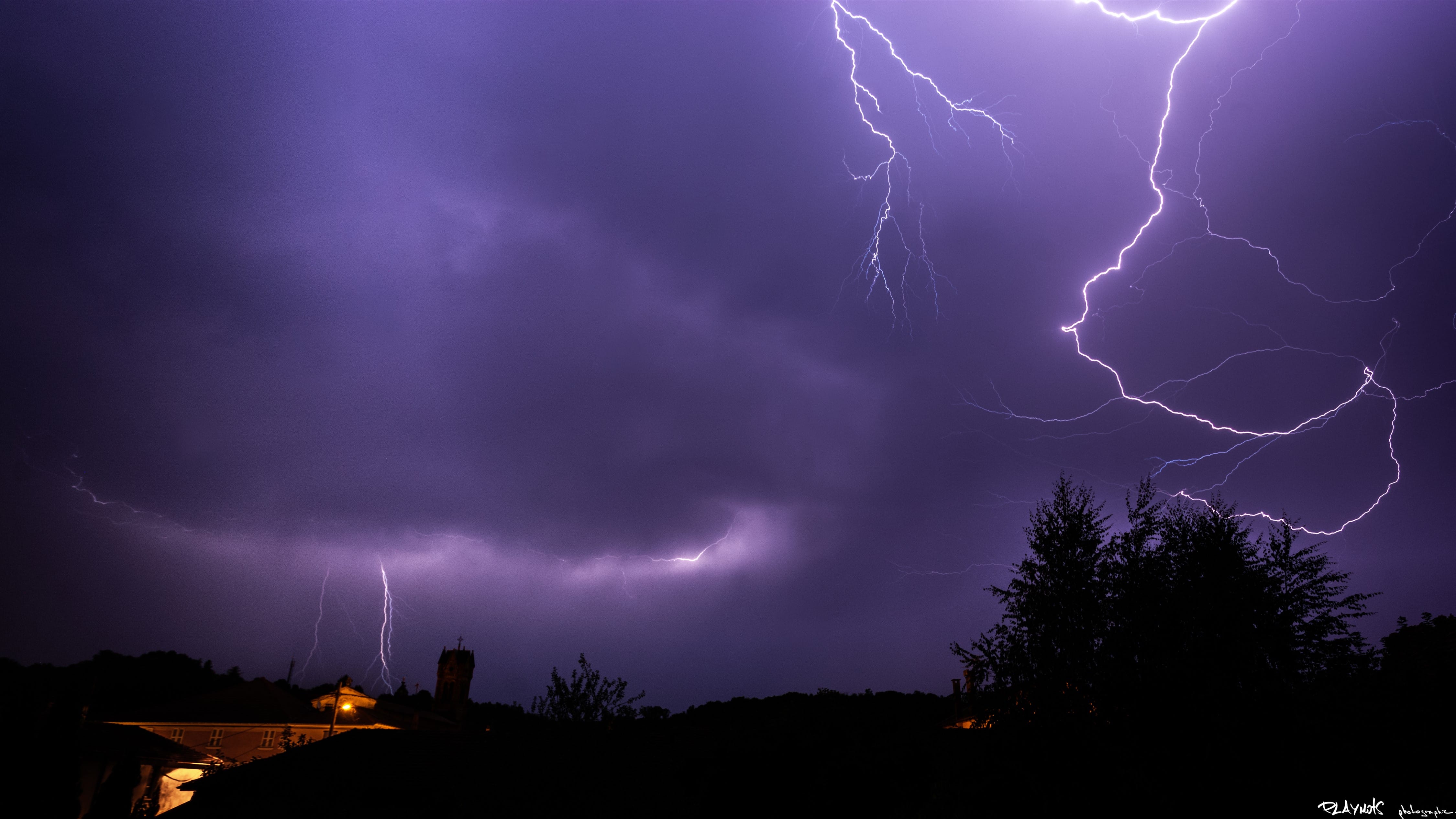 orage sur le nord isére du 5-08-2018 - 05/08/2018 22:30 - Julien PONCET